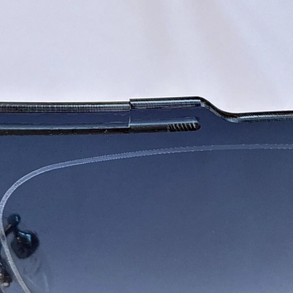 Prive Revaux Shady Business Rimless Blue Gradient Lens Women's Sunglasses